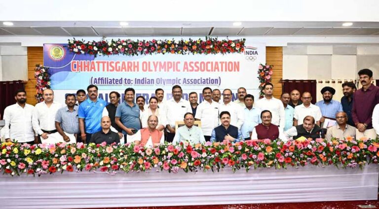 मुख्यमंत्री साय ने कहा – हमारा लक्ष्य प्रदेश के खिलाड़ी ओलंपिक में खेलें और मेडल जीत कर लाएं