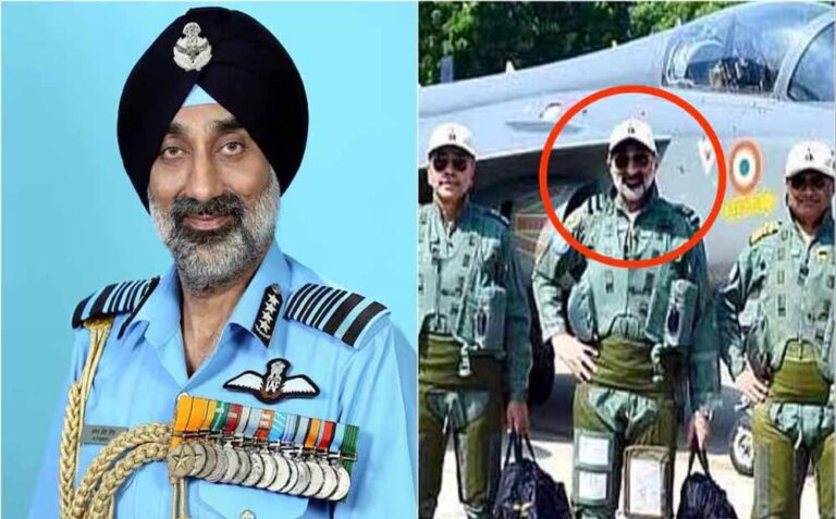 एपी सिंह ने मां पुष्पंत कौर का आशीर्वाद लेकर एयर चीफ ने संभाला काम