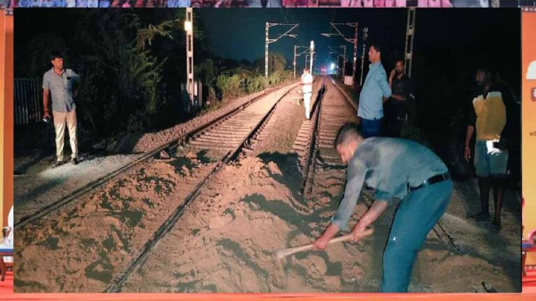 रायबरेली में ड्राइवर की सतर्कता से टला बड़ा रेल हादसा, पटरी न देख चालक ने रोकी ट्रेन, बालू के ढेर से ढंक गया था ट्रैक रायबरेली में ड्राइवर की सतर्कता से टला बड़ा रेल हादसा, पटरी न देख चालक ने रोकी ट्रेन, बालू के ढेर से ढंक गया था ट्रैक