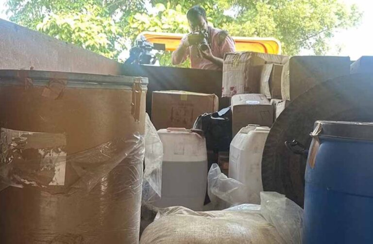 भोपाल में ड्रग्स फैक्ट्री के बाद पुलिस का बडा एक्शन, 350 करोड़ की एमडी बनाने का कच्चा माल जब्त