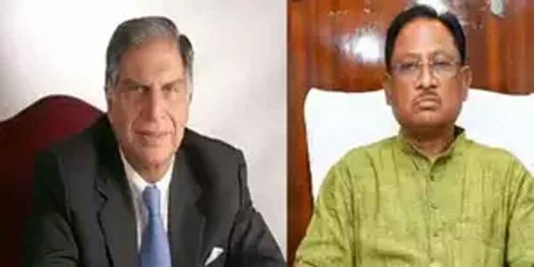 छत्तीसगढ़-मुख्यमंत्री विष्णु देव साय ने उद्योगपति रतन टाटा के निधन पर जताया शोक छत्तीसगढ़-मुख्यमंत्री विष्णु देव साय ने उद्योगपति रतन टाटा के निधन पर जताया शोक