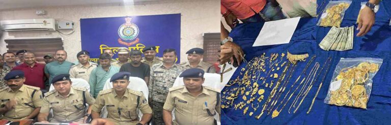 दिनदहाड़े ज्वेलरी शॉप में डकैती: फरार 2 आरोपी को औरंगाबाद से पकड़ लाई पुलिस, 70 लाख के जेवर बरामद दिनदहाड़े ज्वेलरी शॉप में डकैती: फरार 2 आरोपी को औरंगाबाद से पकड़ लाई पुलिस, 70 लाख के जेवर बरामद