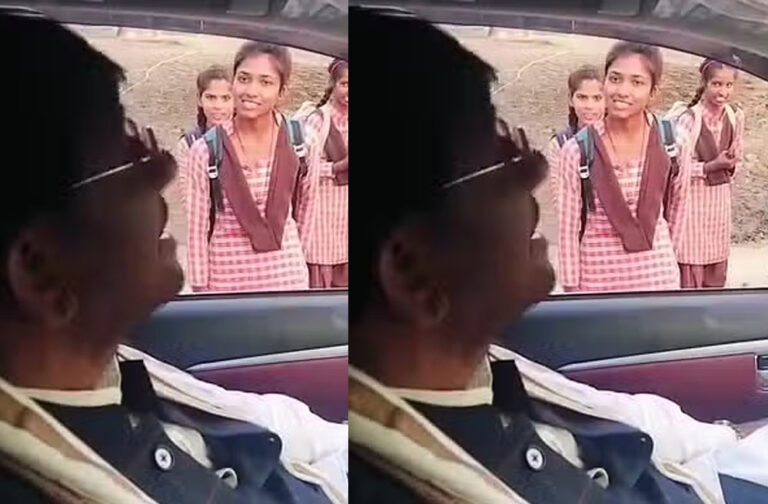 पशुपालन मंत्री लखन पटेल ने स्कूल जा रही छात्राओं से पूछा- साइकिल मिली? मिला ये जवाब