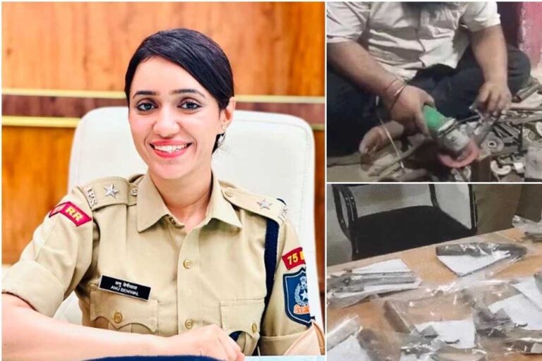 धार जिले में अवैध हथियार निर्माण के खिलाफ अभियान के तहत, दो अवैध हथियार फैक्ट्रियों का भंडाफोड़, 7आरोपियों को किया गिरफ्तार धार जिले में अवैध हथियार निर्माण के खिलाफ अभियान के तहत, दो अवैध हथियार फैक्ट्रियों का भंडाफोड़, 7आरोपियों को किया गिरफ्तार