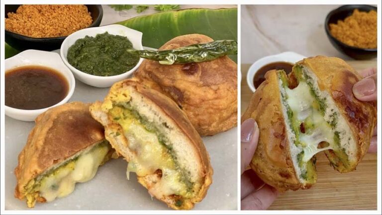 घर पर बनाएं चिली चीज़ वड़ा पाव