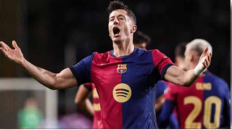 चैंपियंस लीग: लेवांडोव्स्की का 100वां गोल, बार्सा ने ब्रेस्ट को आसानी से हराया