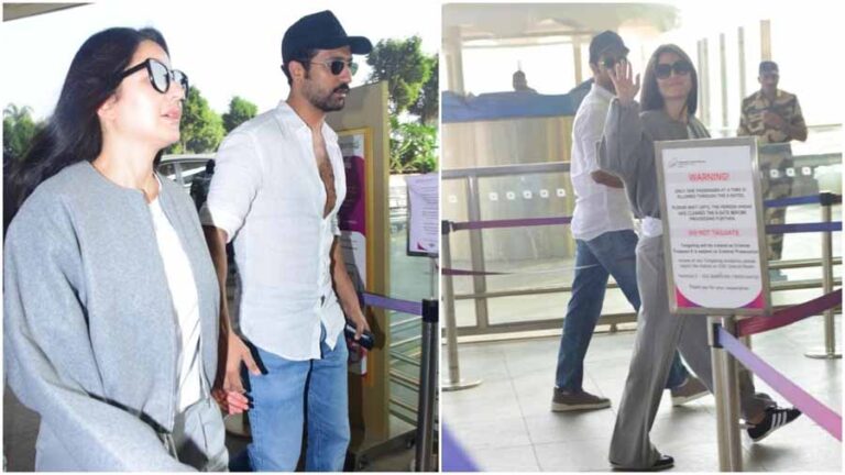 विक्क कौशल और कटरीना कैफ वेकेशन के लिए हुए रवाना विक्क कौशल और कटरीना कैफ वेकेशन के लिए हुए रवाना