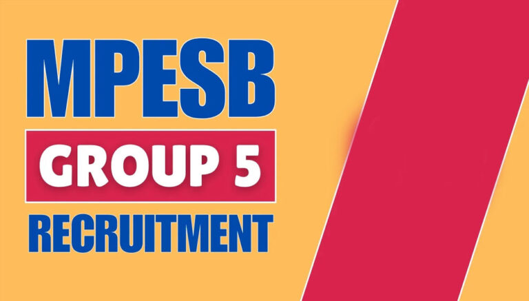 मध्य प्रदेश कर्मचारी चयन बोर्ड ने ग्रुप-5 के तहत 1170 पदों पर भर्ती, नर्सिंग, पैरामेडिकल और अन्य पदों के लिए आवेदन आज से शुरू