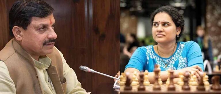 मुख्यमंत्री डॉ. यादव ने ग्रैंडमास्टर कोनेरू हम्पी को दी बधाई मुख्यमंत्री डॉ. यादव ने ग्रैंडमास्टर कोनेरू हम्पी को दी बधाई