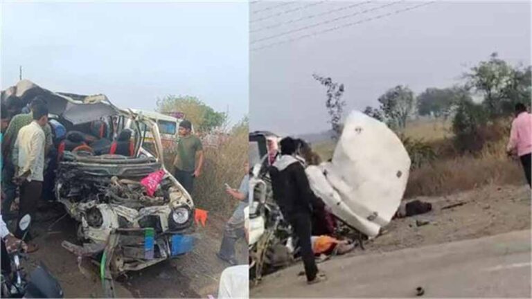 आज अक्कलकोट के मिंदारगी के पास हुए भीषण सड़क दुर्घटना में चार लोगों की मौत, दर्शन के लिए निकला था परिवार