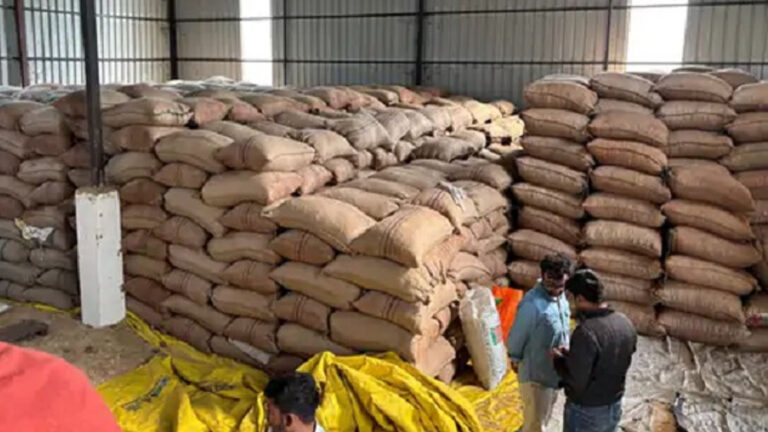 GST टीम की कार्रवाई, गोदाम पर छापा मारकर 12 करोड़ रुपए की सुपारी की  जब्त