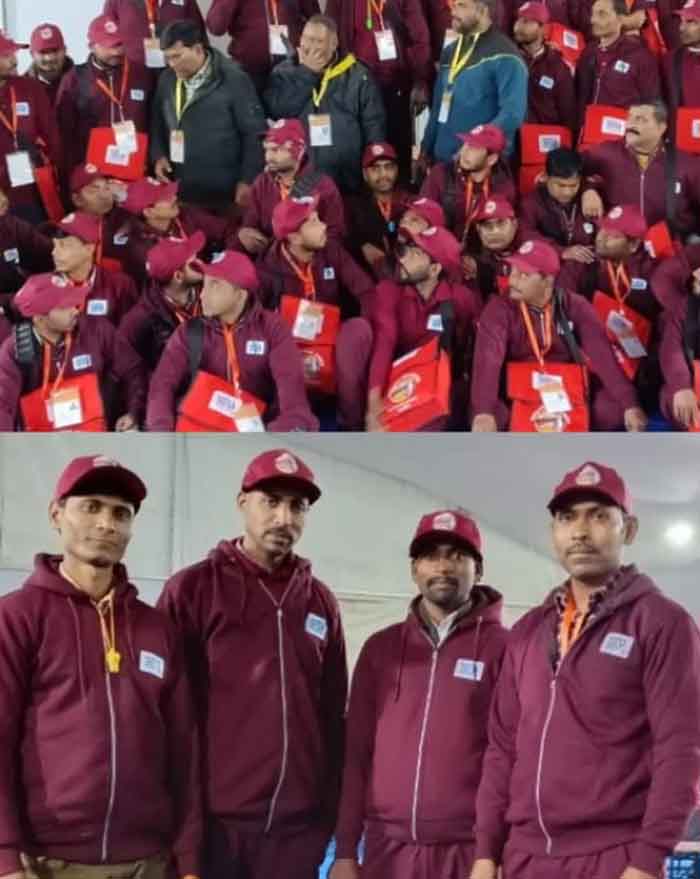 महाकुंभ में स्वच्छता का संदेश, 1500 गंगा सेवा दूत कर रहे घाटों की सफाई, महाप्रसाद सेवा बनी वरदान महाकुंभ में स्वच्छता का संदेश, 1500 गंगा सेवा दूत कर रहे घाटों की सफाई, महाप्रसाद सेवा बनी वरदान