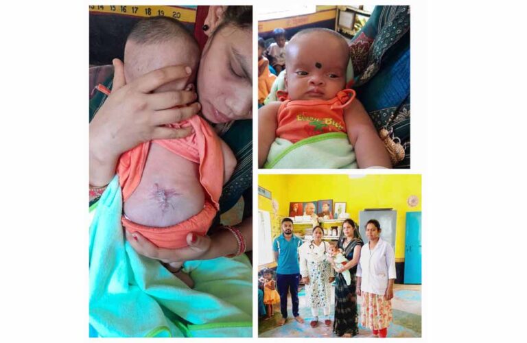 सर्जरी के बाद नन्ही सिद्धि पूरी तरह स्वस्थ, आयुष्मान योजना बनी जीवन संवारने वाली संजीवनी