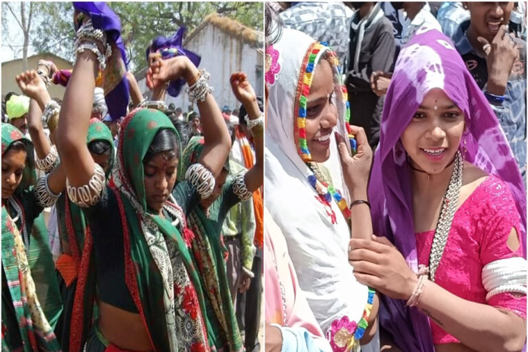 विश्व प्रसिद्ध है भगोरिया मेला सभी पारंपरिक वेशभूषा में ढोल-मांदल की थाप व बांसुरी की तान के साथ नृत्य करते