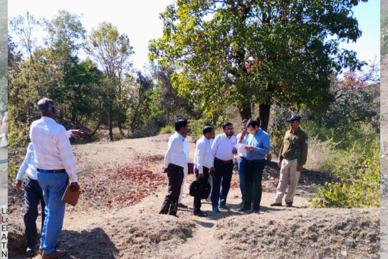 ग्रामीण विकास कार्यों का जिपं. सीईओ ने मैदानी क्षेत्रों का भ्रमण कर लिया जायजा