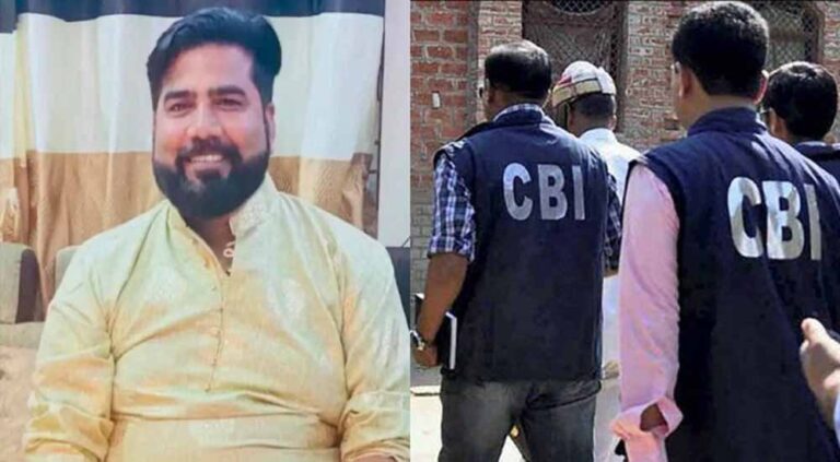 विधायक देवेंद्र यादव के प्रतिनिधि राकेश के घर वारंट लेकर पहुंची CBI टीम