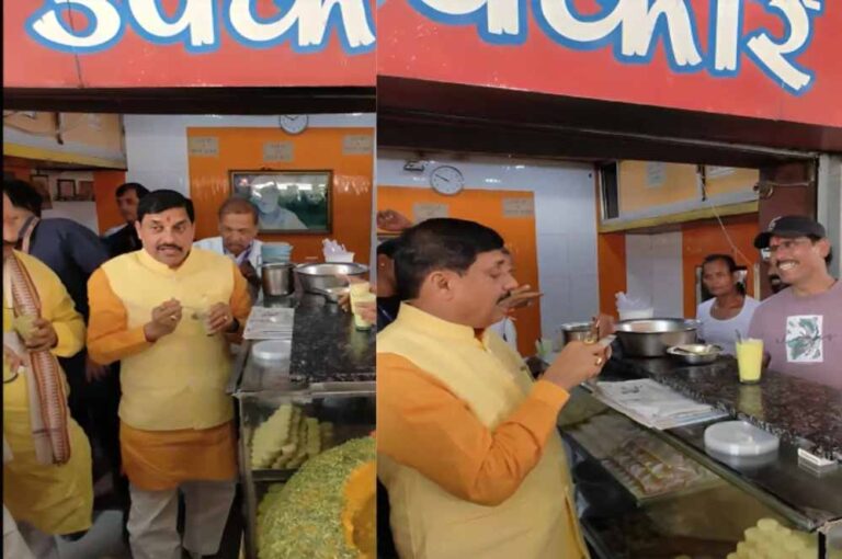 CM मोहन यादव भीषण गर्मी के बीच लस्सी का लुत्फ उठाते दिखे ,पोस्ट किया वीडियो