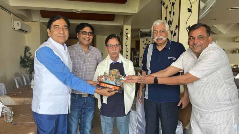 संकल्प भोपाल द्वारा आयोजित सम्मान समारोह में देश के दो महान प्रतीकों का अभिनंदन —  जी.एल. बत्रा एवं मेजर जनरल जी.डी. बक्शी