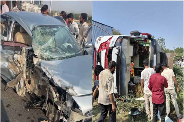 धार जिले में दो अलग-अलग हादसों में दो महिलाओं की मौत, शादी की बारात में मची चीख-पुकार