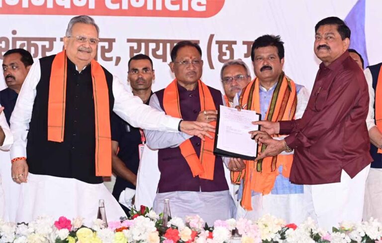 मुख्यमंत्री साय स्टेट सिविल सप्लाईज कॉर्पाेरेशन लिमिटेड के नवनियुक्त