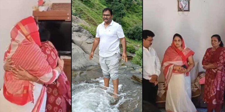 जोबट विधायक सेना महेश पटेल ने मारे गए सुशील के घर पहुंचकर परिजनों से की मुलाकात