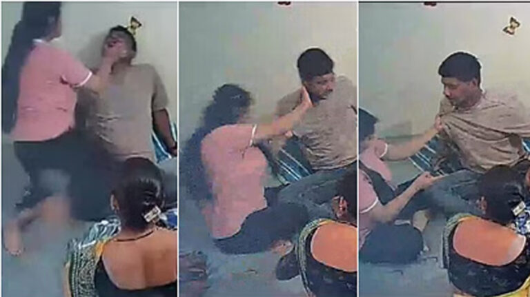 पति ने कमरे में हिडन कैमरा लगाकर पत्नी की मारपीट का सबूत जुटाया, पत्नी, सास और साले पर केस दर्ज किया