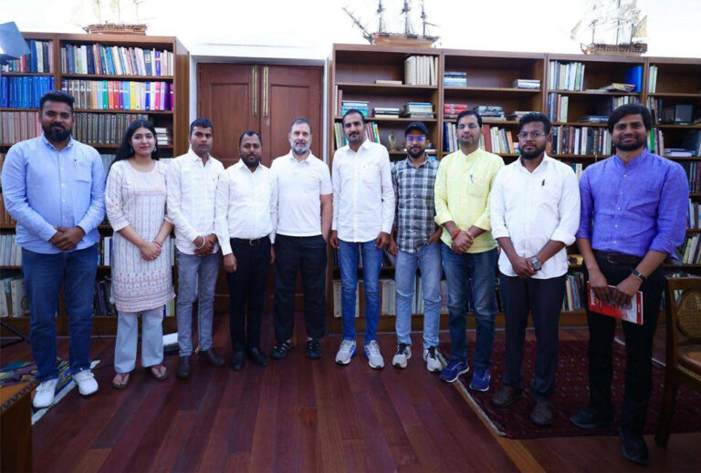 ओबीसी सशक्तिकरण, आरक्षण एवं व्यवसायिक अवसरों पर राहुल गांधी जी से महत्वपूर्ण बैठक ओबीसी सशक्तिकरण, आरक्षण एवं व्यवसायिक अवसरों पर राहुल गांधी जी से महत्वपूर्ण बैठक