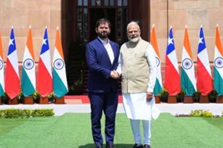 चिली के राष्ट्रपति गेब्रियल बोरिक फॉन्ट अमेरिका में भारत का ‘महत्वपूर्ण मित्र और साझेदार’: पीएम मोदी