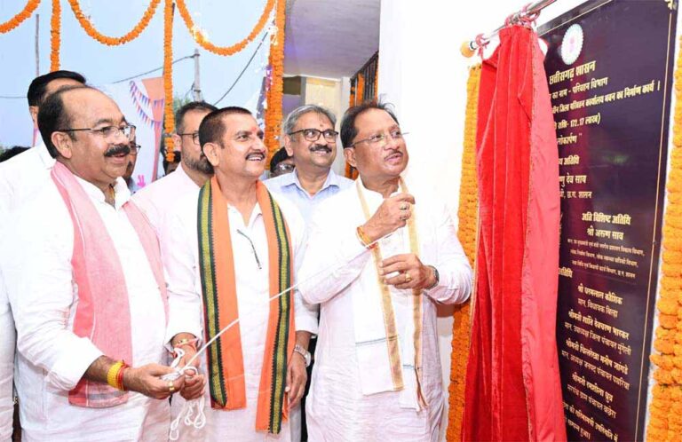 परिवहन कार्यालय का लोकार्पण, लाइसेंस और पंजीयन संबंधी कार्यों में आमजन को मिलेगी बड़ी सुविधा: मुख्यमंत्री साय