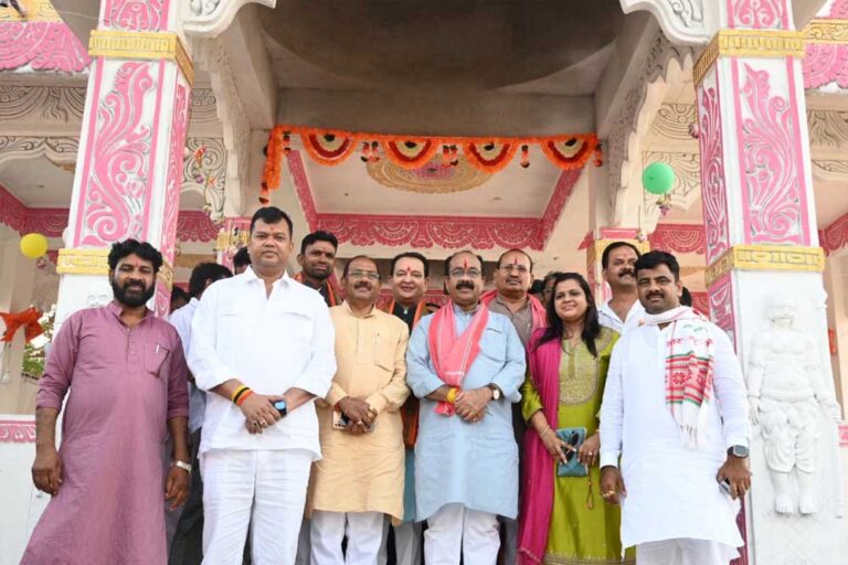 मंदिर का निर्माण केवल पूजा-अर्चना के लिए ही नहीं , सनातनी संस्कार को मजबूती भी मिलेगी:मुख्यमंत्री अरुण साव