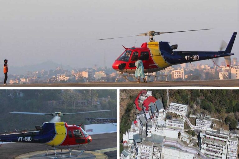 7 दिनों बाद फिर से शुरू हुई माता वैष्णो देवी मंदिर में हेलीकॉप्टर सेवा