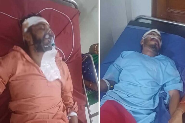 खरगोन में गौ तस्करों ने गाड़ी से गौ सेवकों को रौंदा, चार घायल, दो की हालत गंभीर