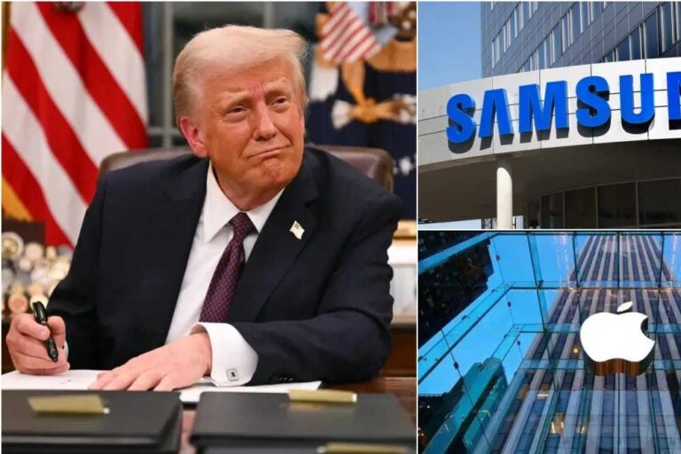 अमेरिका से बाहर बनने वाले स्मार्टफोन्स पर लगेगा 25% टैरिफ- ट्रंप अमेरिका से बाहर बनने वाले स्मार्टफोन्स पर लगेगा 25% टैरिफ- ट्रंप