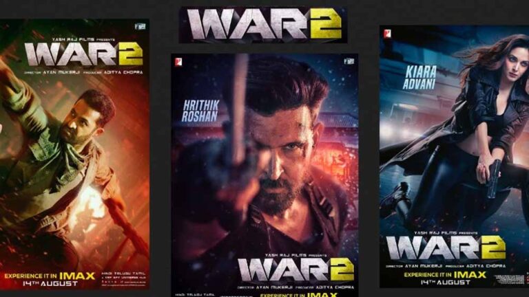 यशराज फिल्म्स की फिल्म वॉर 2 का ग्लोबल आइमैक्स रिलीज़ 14 अगस्त को, 50 दिन की उलटी गिनती नए पोस्टरों के साथ शुरू