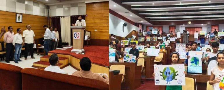 विश्व पर्यावरण दिवस पर जनजागरूकता अभियान के अंतर्गत पोस्टर प्रतियोगिता का आयोजन