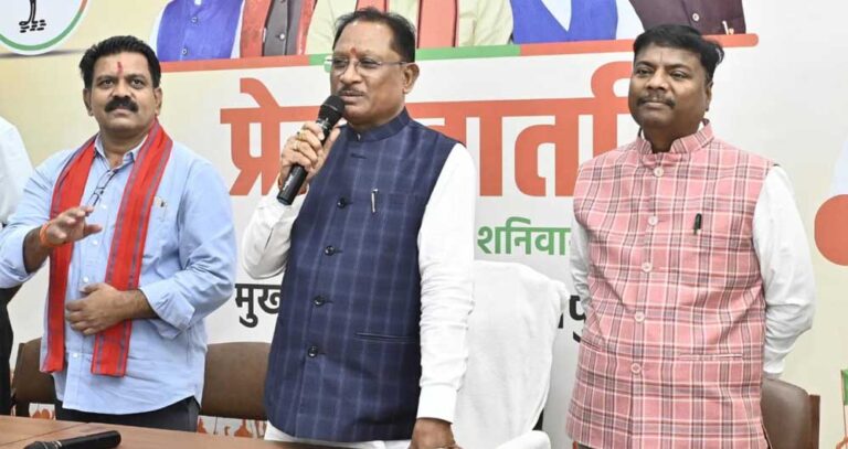 शांति और विकास राह पर बढ़ रहा है बस्तर, शासन की योजनाओं से बदली गांवों की तस्वीर : मुख्यमंत्री साय