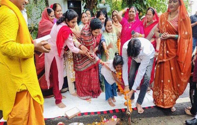राज्यमंत्री श्रीमती गौर ने गोविंदपुरा क्षेत्र में 70 लाख रुपए के विकास कार्यों का किया भूमि-पूजन