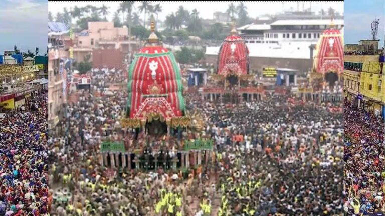 भगवान जगन्नाथ रथ यात्रा हुई प्रांरभ, नौ दिन के प्रवास पर निकल रहे जगन्नाथ, बलभद्र और सुभद्रा, शामिल हुए लाखों श्रद्धालु