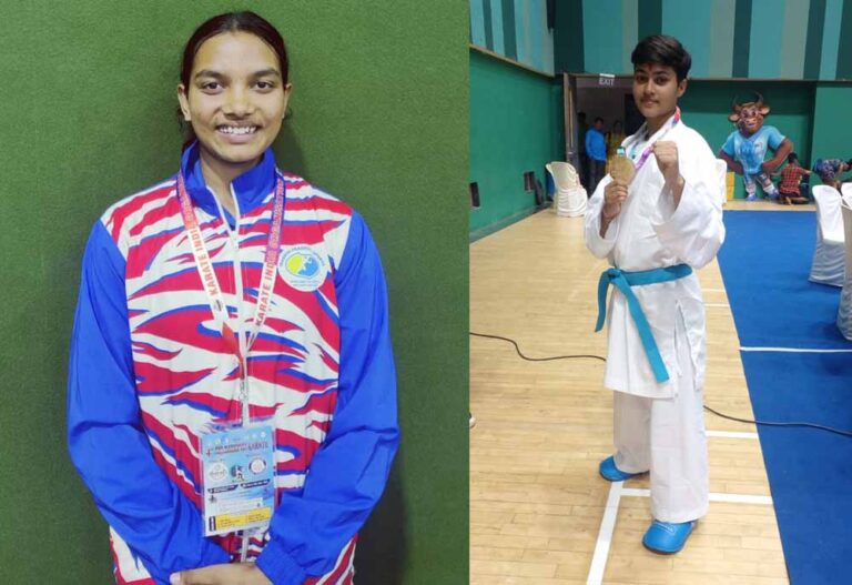 के-10 नेशनल कराते चैम्पियनशिप देहरादून-2025: कराते अकादमी के खिलाड़ियों ने जीते 3 स्वर्ण पदक के-10 नेशनल कराते चैम्पियनशिप देहरादून-2025: कराते अकादमी के खिलाड़ियों ने जीते 3 स्वर्ण पदक