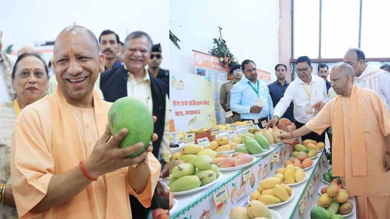 मुख्यमंत्री योगी आदित्यनाथ ने लखनऊ के अवध शिल्प ग्राम में आयोजित आम महोत्सव 2025 का किया शुभारंभ