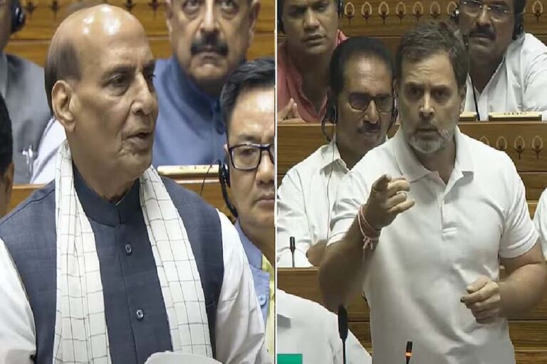 लोकसभा में गरजे राजनाथ सिंह – ‘ऑपरेशन सिंदूर’ खत्म नहीं, पाकिस्तान ने उकसाया तो दोहराएंगे कार्रवाई