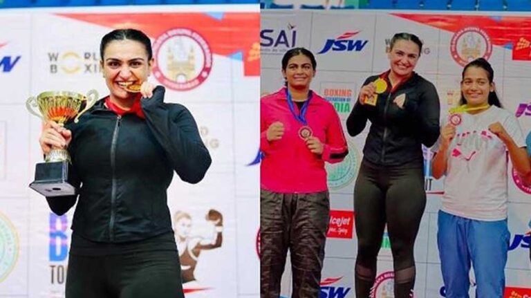 अंतरराष्ट्रीय बॉक्सर स्वीटी बूरा ने मारा गोल्डन पंच, अलफिया पठान को 5-0 से हराया