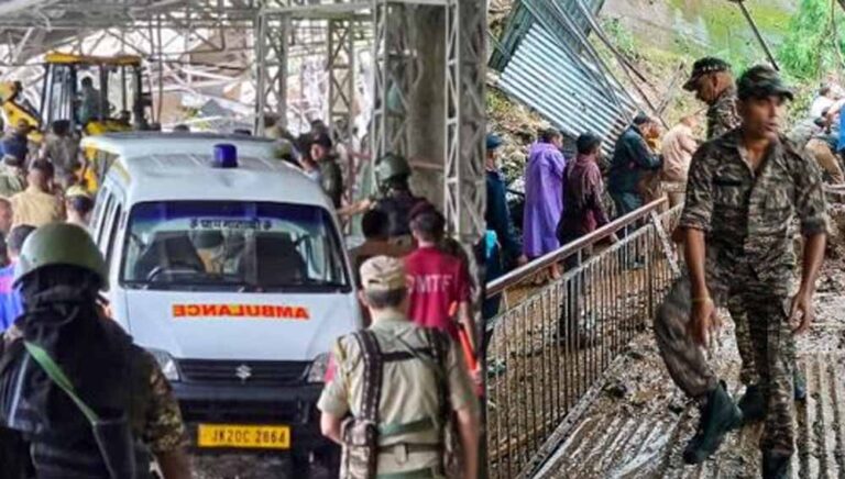 बारिश से जम्मू बेहाल: झेलम खतरे के निशान से ऊपर, अब तक 3500 से ज्यादा रेस्क्यू बारिश से जम्मू बेहाल: झेलम खतरे के निशान से ऊपर, अब तक 3500 से ज्यादा रेस्क्यू