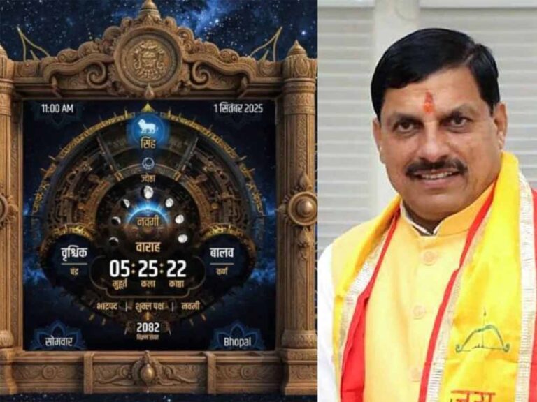 मुख्यमंत्री डॉ. मोहन यादव करेंगे वैदिक घड़ी ऐप का उद्घाटन, सीएम हाउस में नई पहल