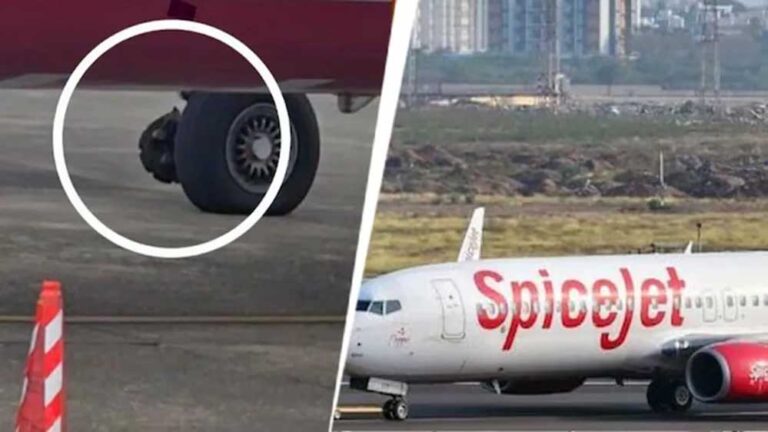 उड़ान भरते ही रनवे पर गिरा SpiceJet विमान का पहिया, मुंबई एयरपोर्ट पर इमरजेंसी लैंडिंग