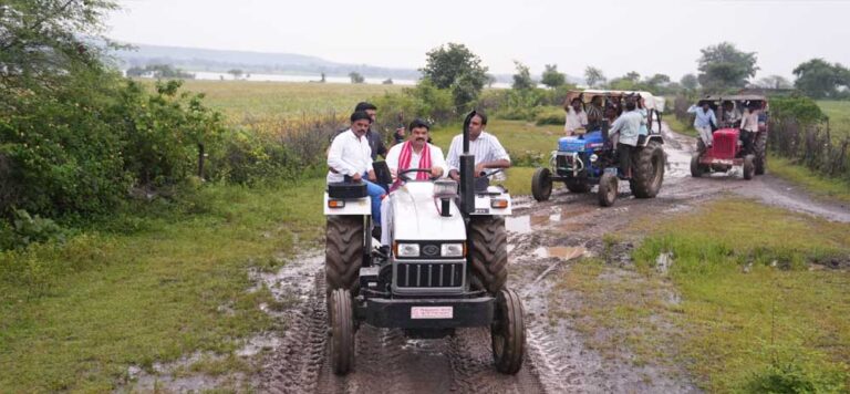 बरौदा सागर में लगाए जा रहें 21 हजार फलदार पौधे, मंत्री राजपूत ने किया निरीक्षण