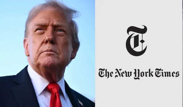 न्यूयॉर्क टाइम्स पर भड़के ट्रंप, 15 अरब डॉलर की मानहानि का दावा ठोकने की चेतावनी