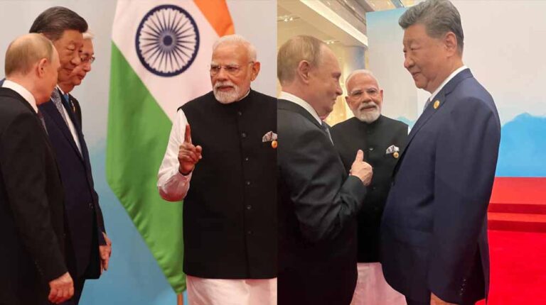 तीन नेताओं की हाथों में हाथ की तस्वीरें, ट्रंप का ब्लड प्रेशर बढ़ा सकती हैं!