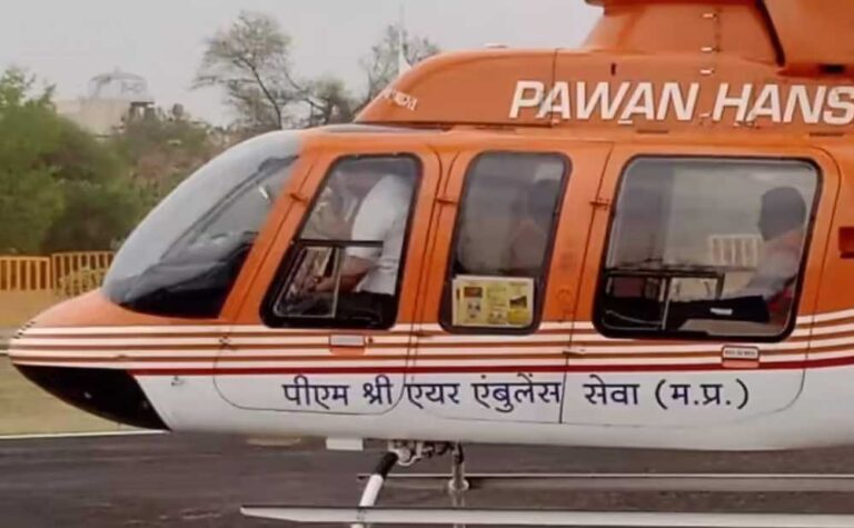 कम उपयोग में पीएमश्री एयर एंबुलेंस सेवा, 4 महीने में सिर्फ 85 मरीजों ने लिया लाभ
