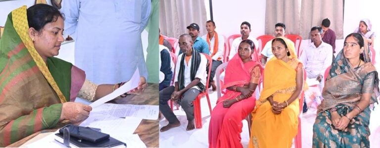 जनता की सेवा को प्राथमिकता : मंत्री लक्ष्मी राजवाड़े ने जनदर्शन में सुनी समस्याएँ, त्वरित समाधान के दिए निर्देश जनता की सेवा को प्राथमिकता : मंत्री लक्ष्मी राजवाड़े ने जनदर्शन में सुनी समस्याएँ, त्वरित समाधान के दिए निर्देश